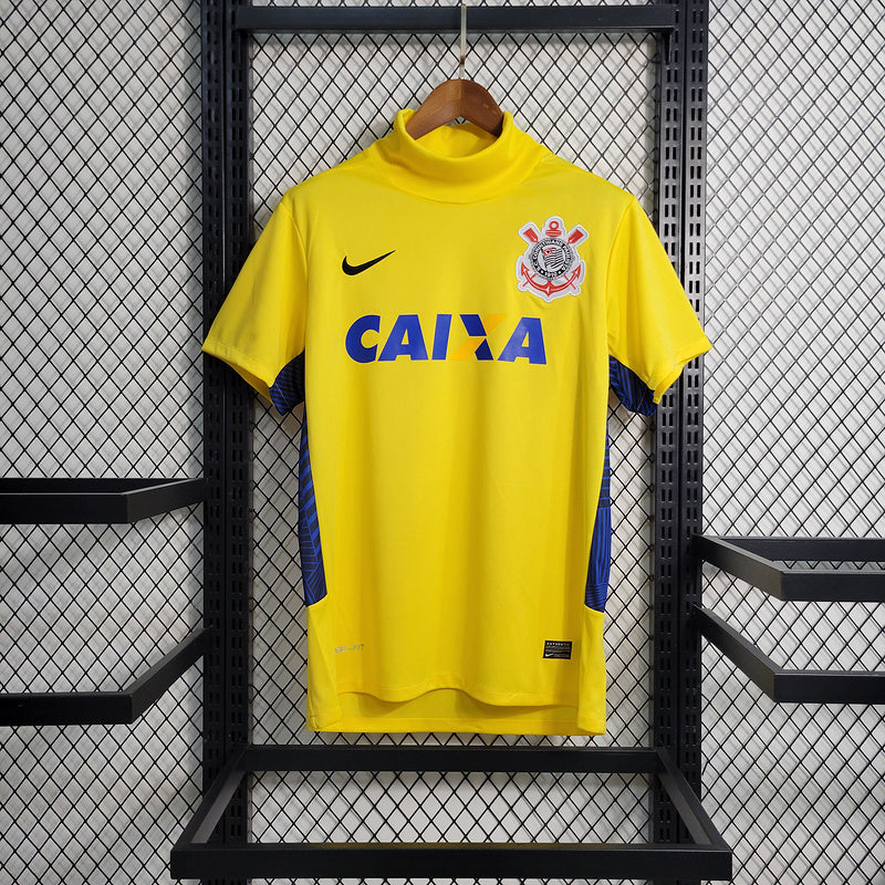 Corinthians 2014/15 Retro Yellow Goalkeeper Jersey