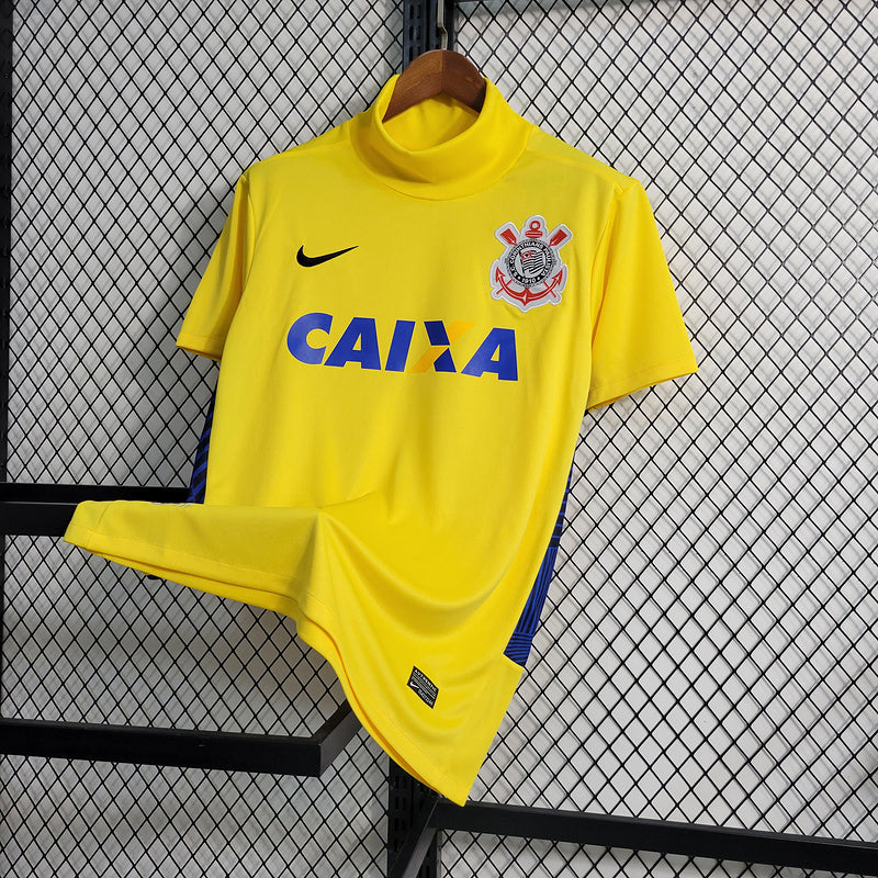 Corinthians 2014/15 Retro Yellow Goalkeeper Jersey