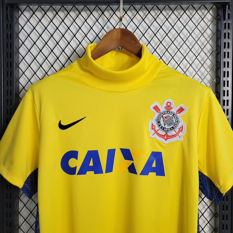 Corinthians 2014/15 Retro Yellow Goalkeeper Jersey