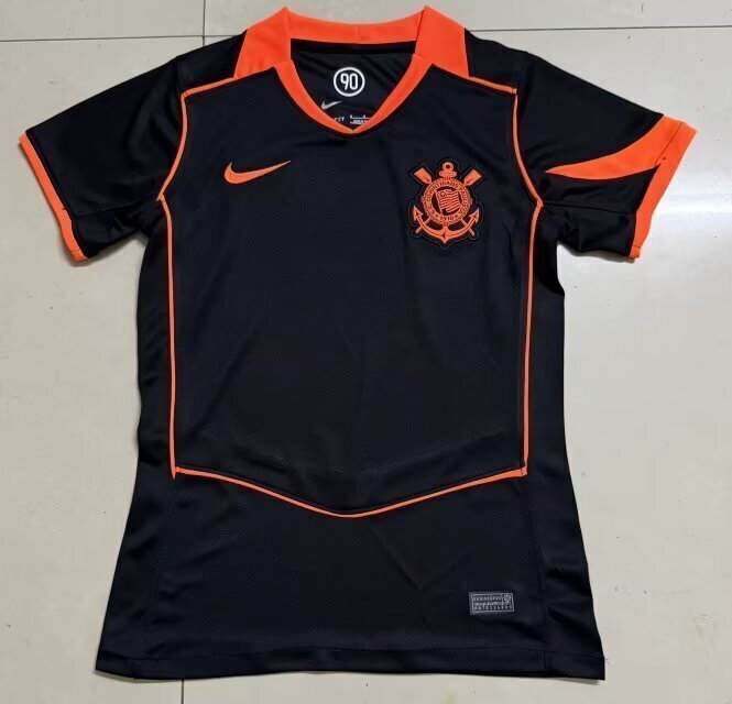 Corinthians 25/26 Black/Orange Third Women Jersey