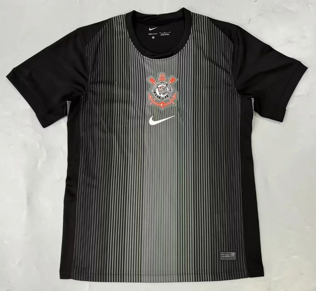 Corinthians 25/26 GK Black Jersey - Concept Kits