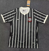 Corinthians 26/27 Black/White Stripes Away Jersey