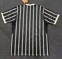 Corinthians 26/27 Black/White Stripes Away Jersey