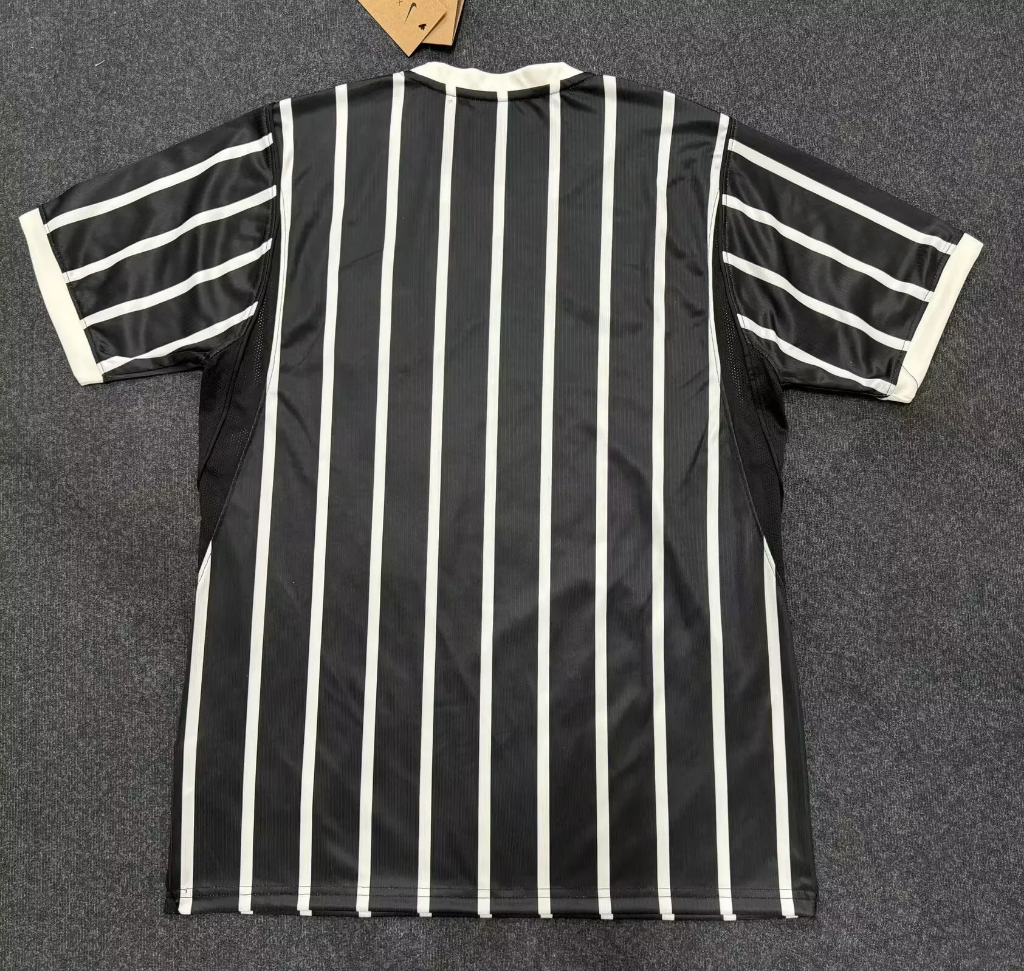 Corinthians 26/27 Black/White Stripes Away Jersey