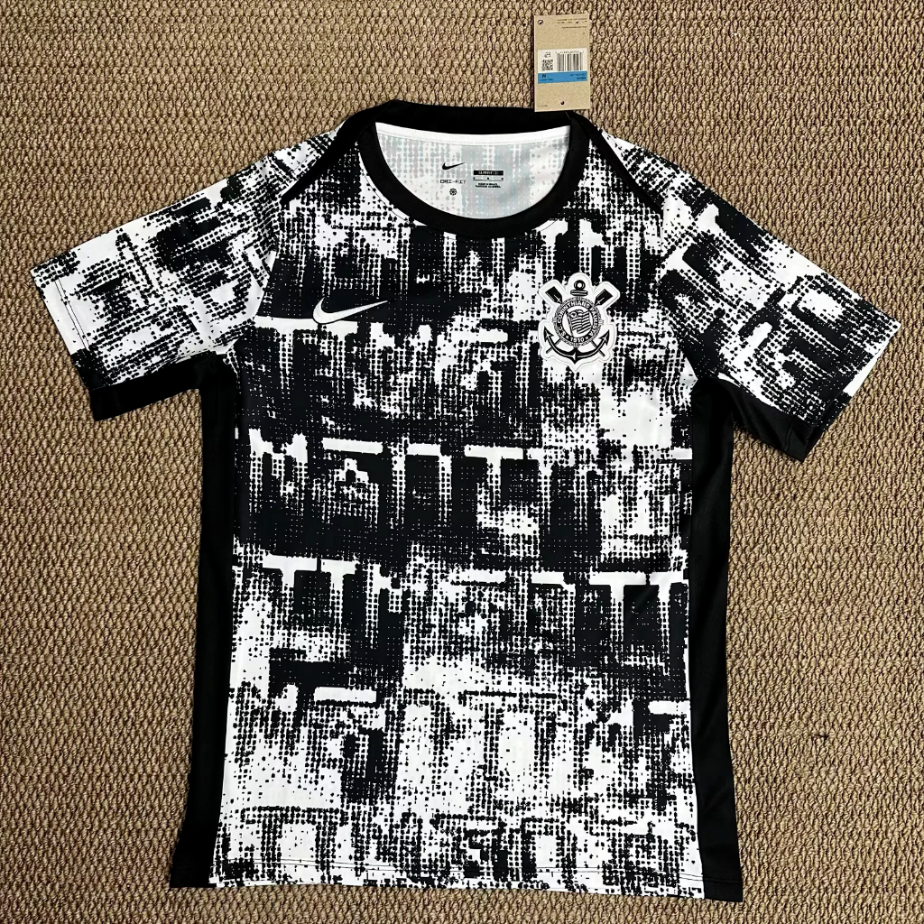 Corinthians 26/27 Black/White Training Jersey