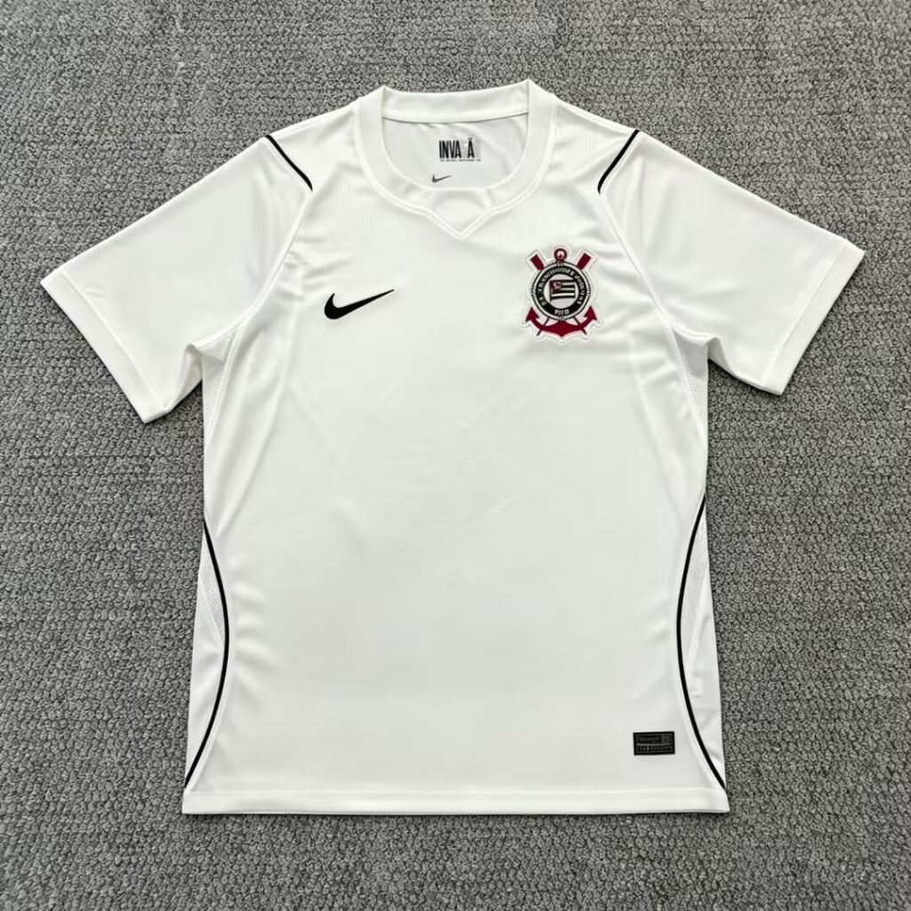 Corinthians 26/27 White/Black Home Jersey