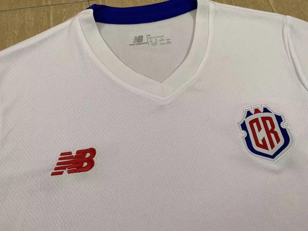 Costa Rica 2022/23 White/Blue Away Jersey