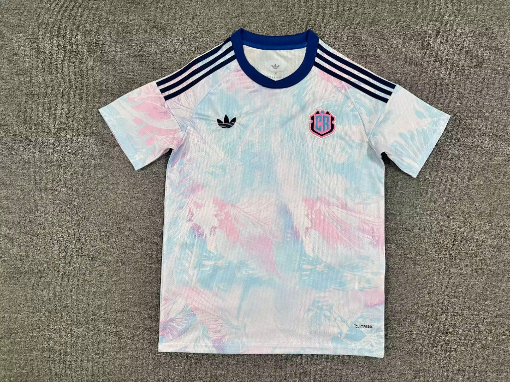 Costa Rica 2026 Semi Blue/Black Stripes Away Jersey