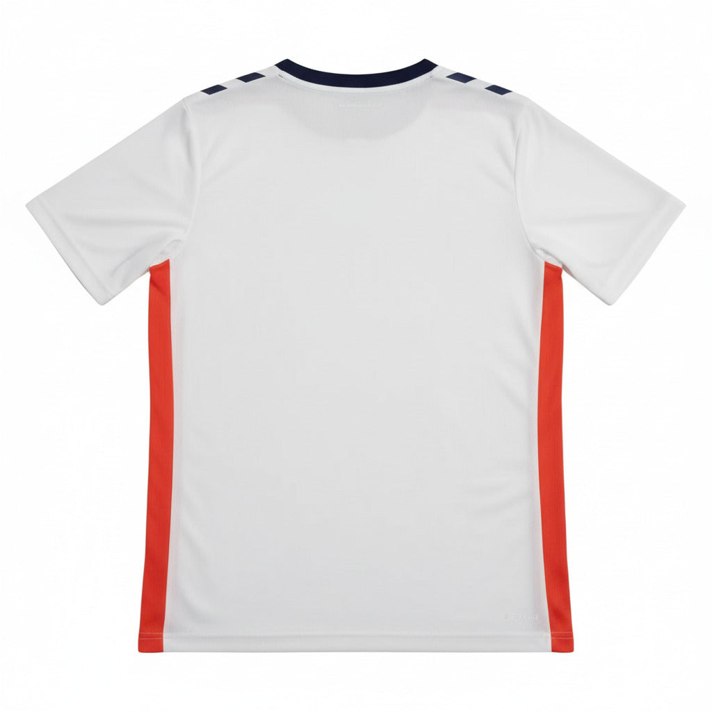 Coventry 26/27 White with Coral Side Striping Away Jersey
