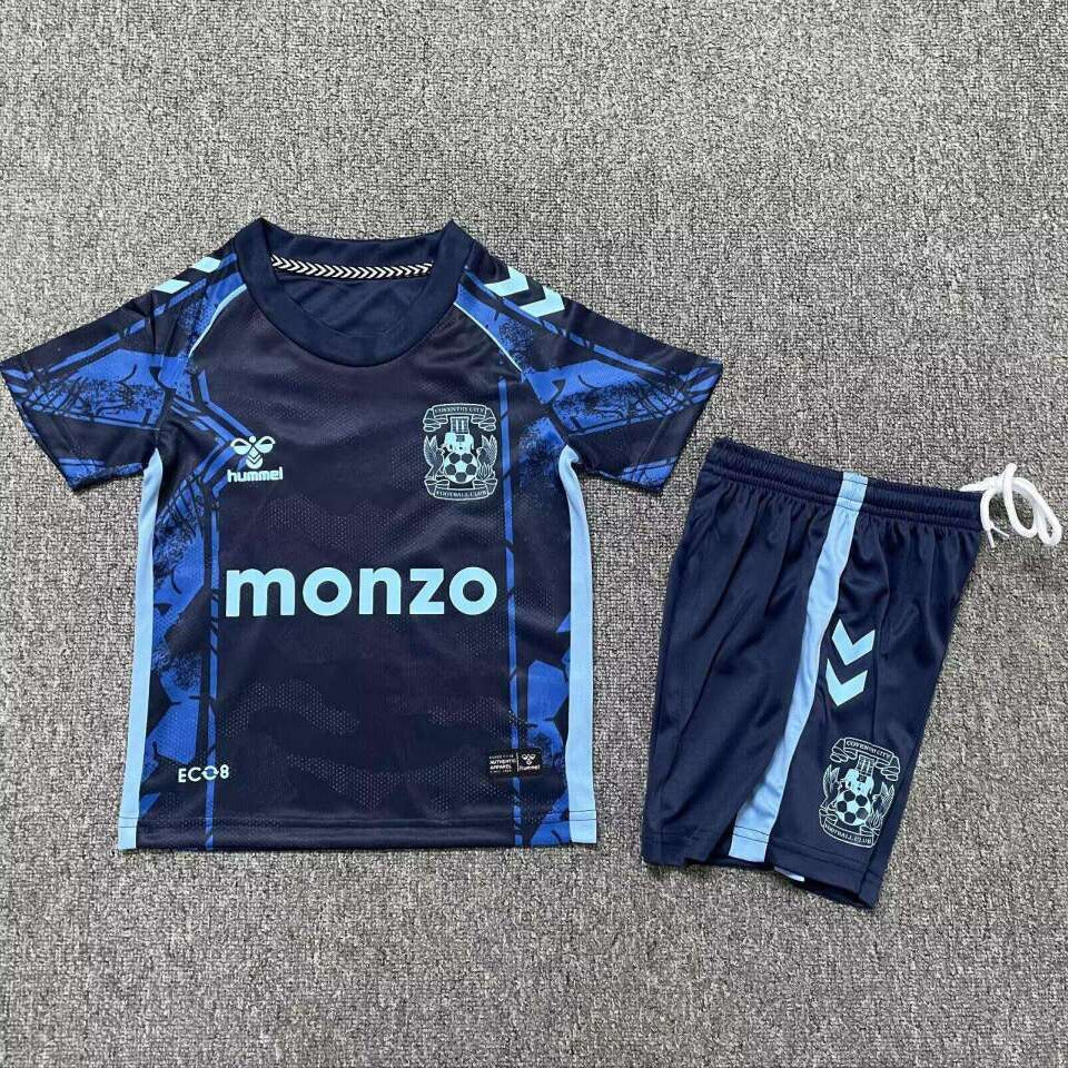 Coventry City 25/26 Navy Blue Third Away Kids Jersey Set