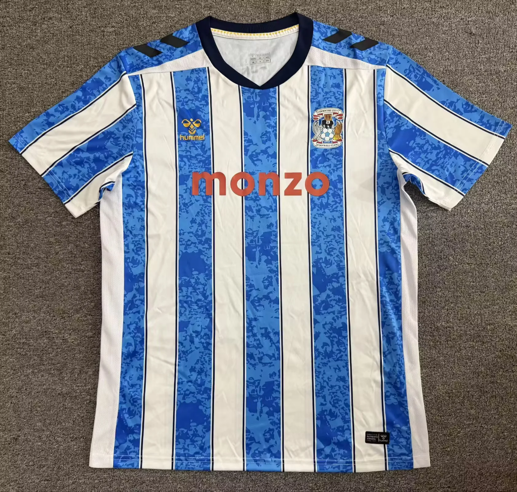 Coventry City 26/27 Blue/White Stripes Home Jersey