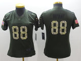 Cowboys 2021/22 Bryant #88 Green/Camo Print Women NFL Jersey