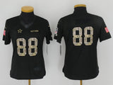 Cowboys 2021/22 Bryant #88 Khaki/Camo Print Women NFL Jersey