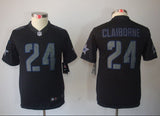 Cowboys 2021/22 Claiborne #24 Black/Gray Women NFL Jersey