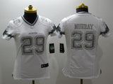 Cowboys 2021/22 Murray #29 White/Gray Women NFL Jersey