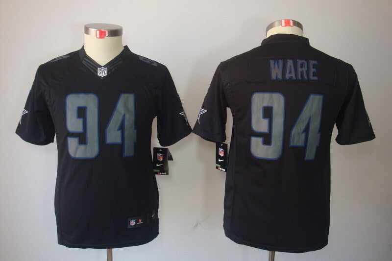 Cowboys 2021/22 Ware #94 Black/Gray Women NFL Jersey