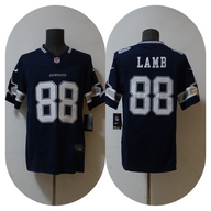 Cowboys 2022/23 Lamb #88 Navy NFL Game Jersey