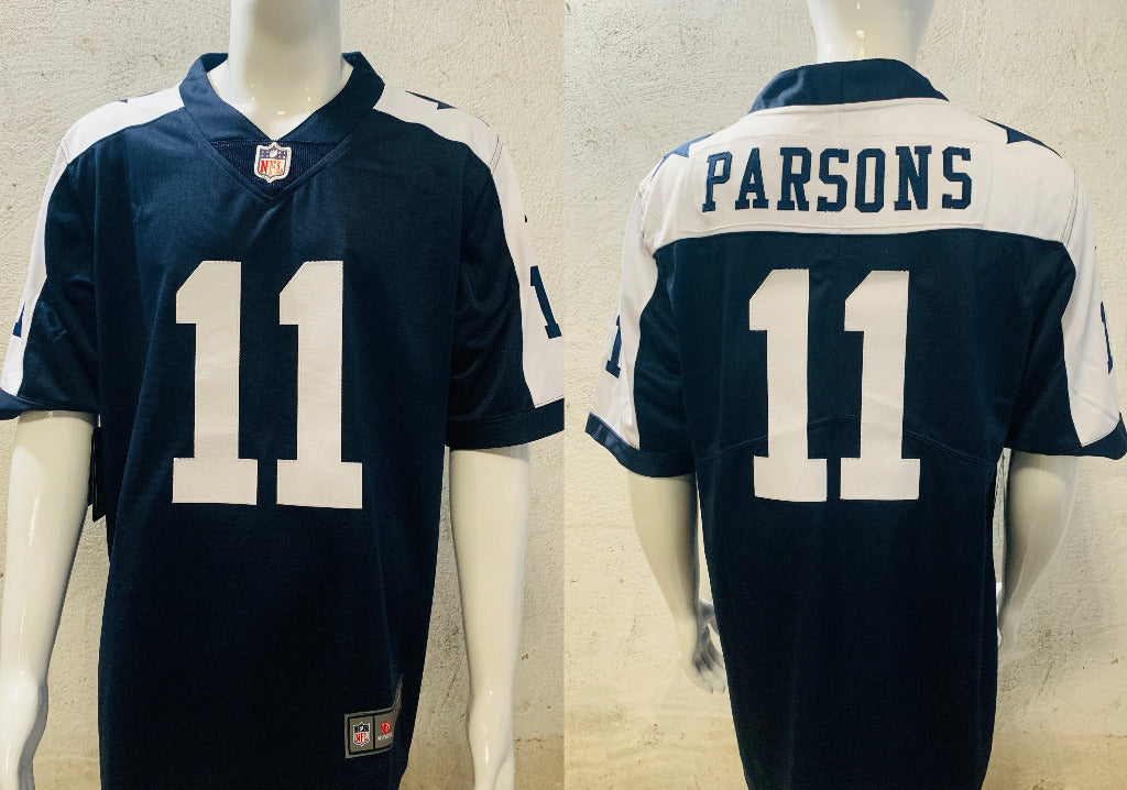 Cowboys 2022/23 Parsons #11 Navy/White NFL Game Jersey