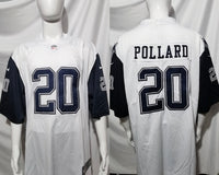 Cowboys 2022/23 Pollard #20 White/Navy NFL Game Jersey