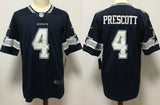 Cowboys 2022/23 Prescott #4 Navy NFL Game Jersey