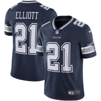 Cowboys 2023/24 Elliott #21 Navy NFL Game Jersey
