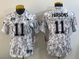 Cowboys 24/25 Parsons #11 Arctic Camo Women NFL Jersey