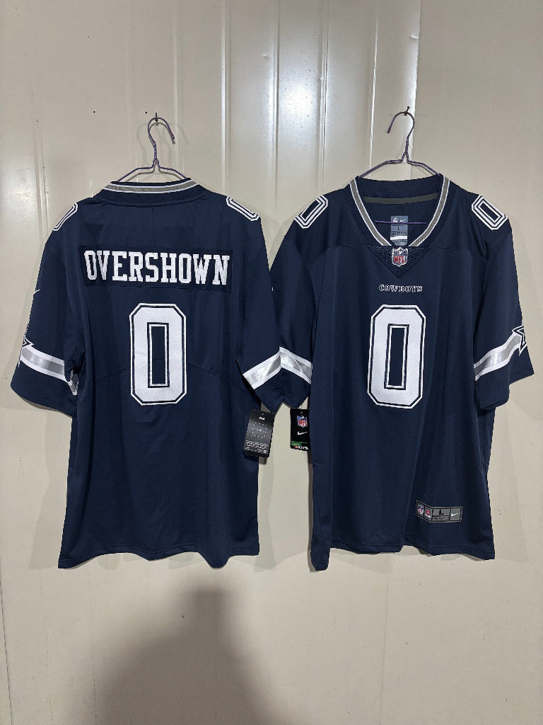 Cowboys 25/26 Overshown #0 Navy NFL Game Jersey