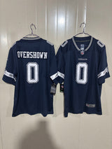Cowboys 25/26 Overshown #0 Navy NFL Game Jersey