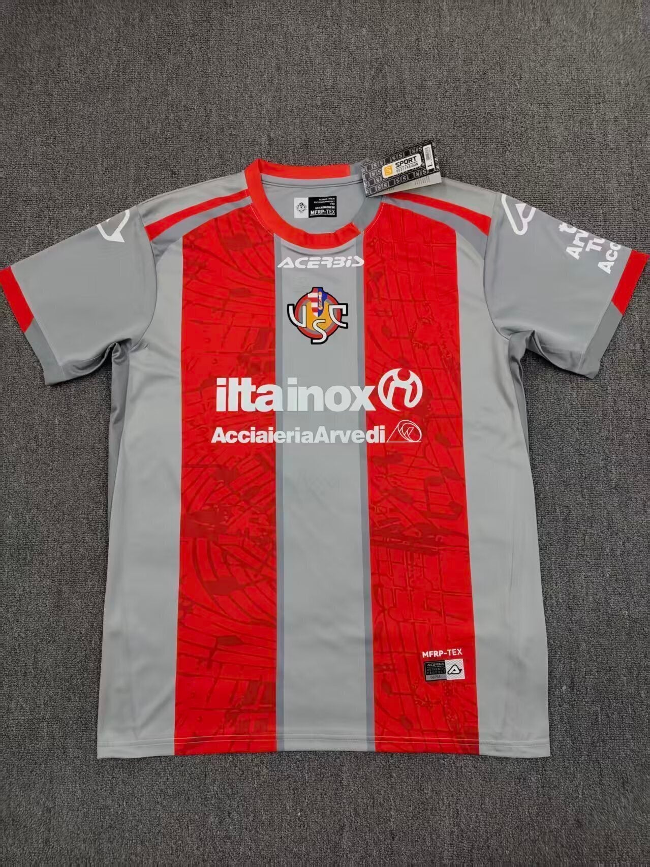 Cremonese 25/26 Orange/Gray Home Jersey