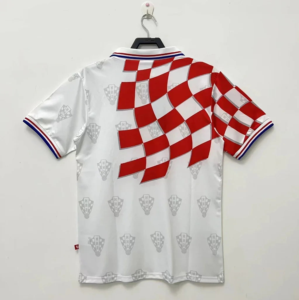 Croatia 1998 Vintage Retro Home World Cup Jersey