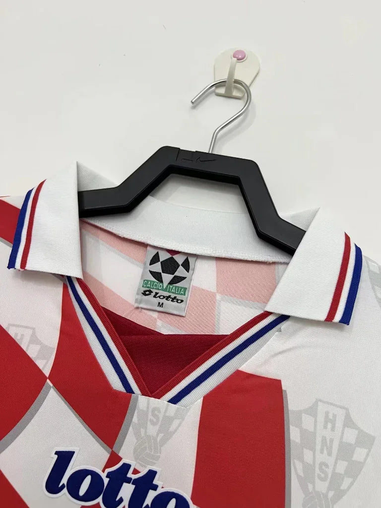 Croatia 1998 Vintage Retro Home World Cup Jersey