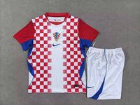 Croatia 2026 Red/White Home Kids Jersey Set
