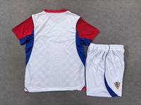 Croatia 2026 Red/White Home Kids Jersey Set