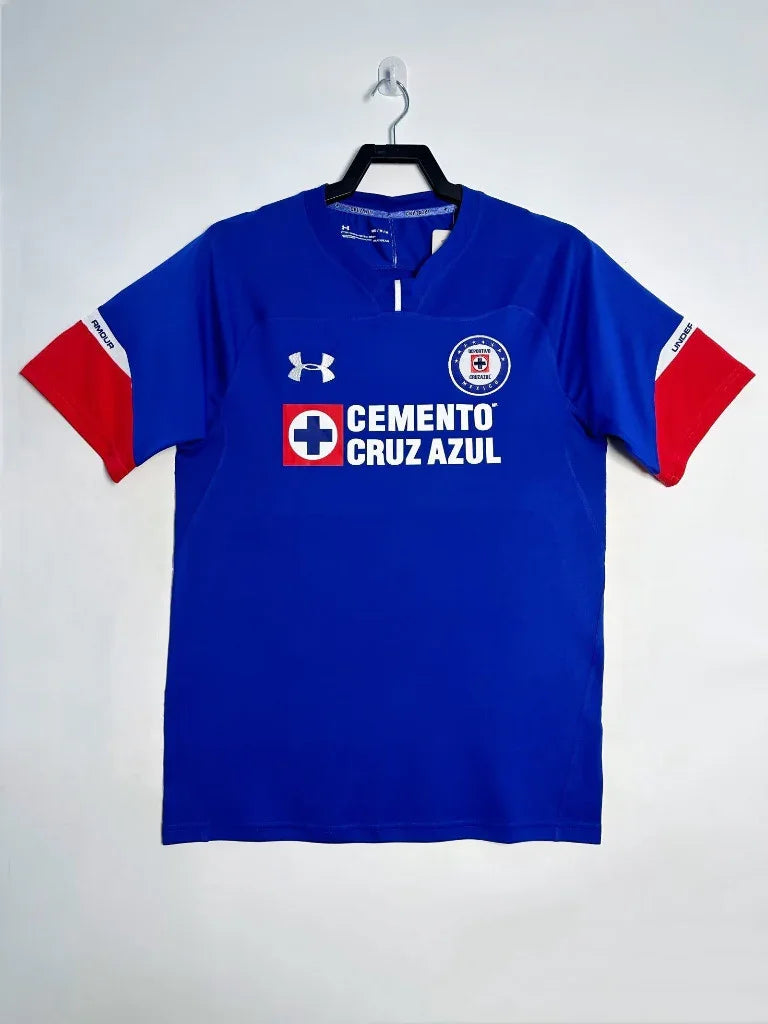 Cruz Azul 2018/19 Retro Blue Cross Home Jersey