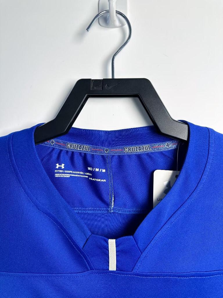 Cruz Azul 2018/19 Retro Blue Cross Home Jersey