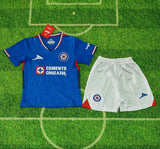 Cruz Azul 25/26 Blue Home Kids Jersey Set