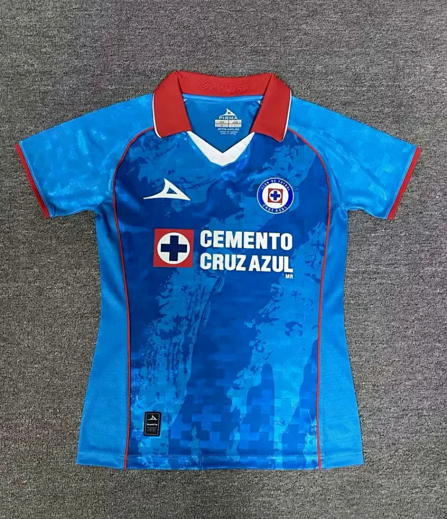 Cruz Azul 25/26 Blue/Red Home Women Jersey