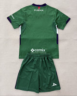 Cruz Azul 25/26 Green Goalkeeper Kids Jersey Set