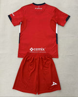 Cruz Azul 25/26 Red Goalkeeper Kids Jersey Set
