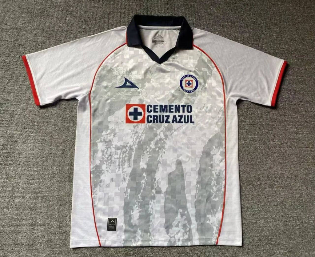 Cruz Azul 25/26 White/Red Away Jersey