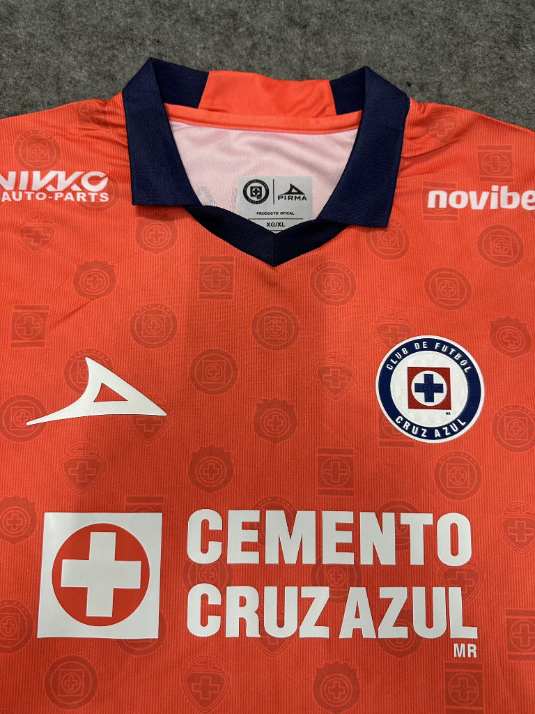 Cruz Azul 26/27 Bright Orange/Dark Navy Trim Goalkeeper Jersey