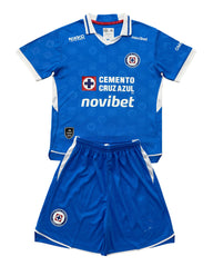 Cruz Azul 26/27 Royal Blue/White Home Kids Jersey Set