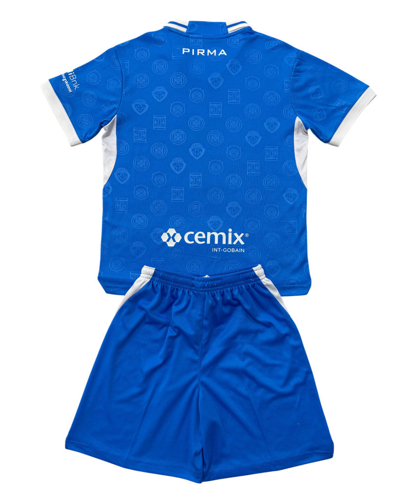 Cruz Azul 26/27 Royal Blue/White Home Kids Jersey Set