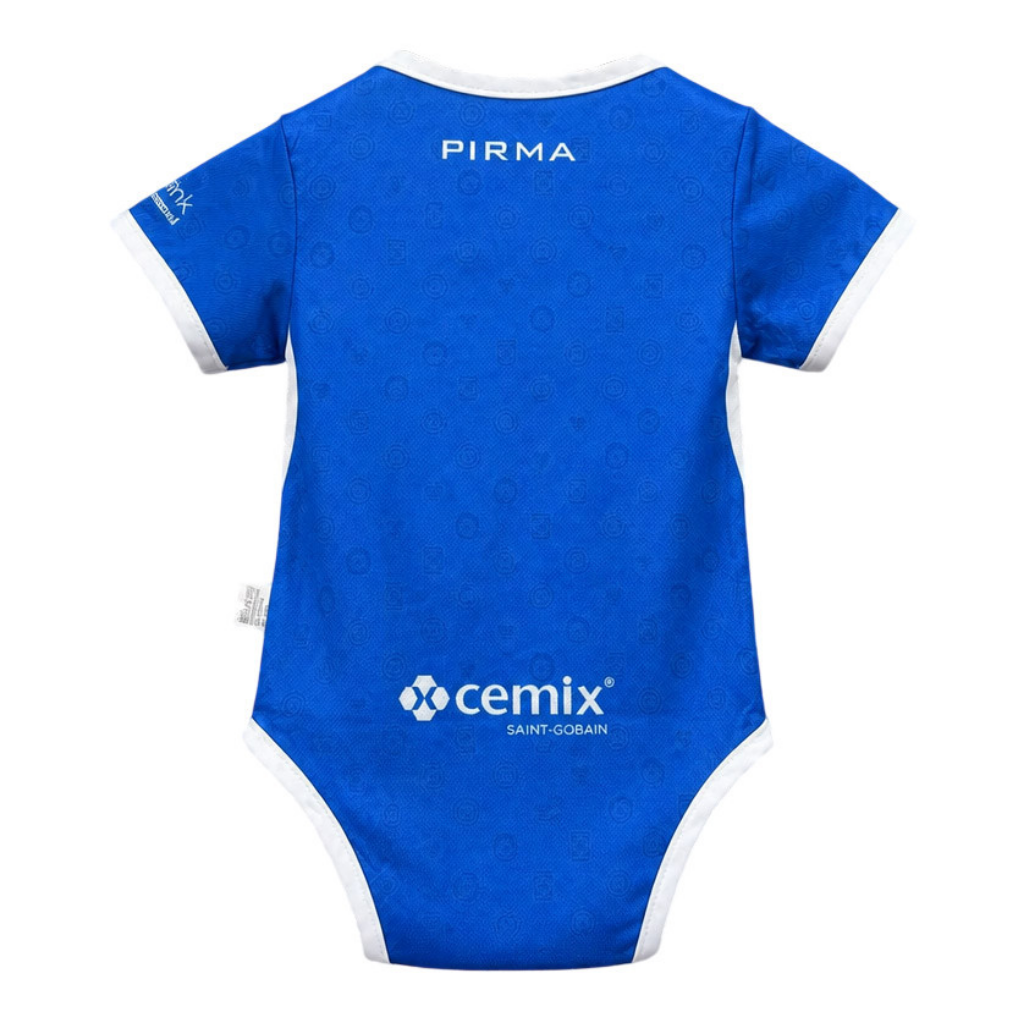 Cruz Azul 26/27 Royal Blue/White Trim Home Baby Bodysuit Jersey