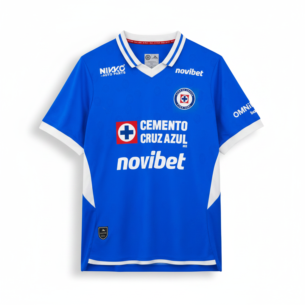 Cruz Azul 26/27 Royal Blue/White Trim Home Jersey