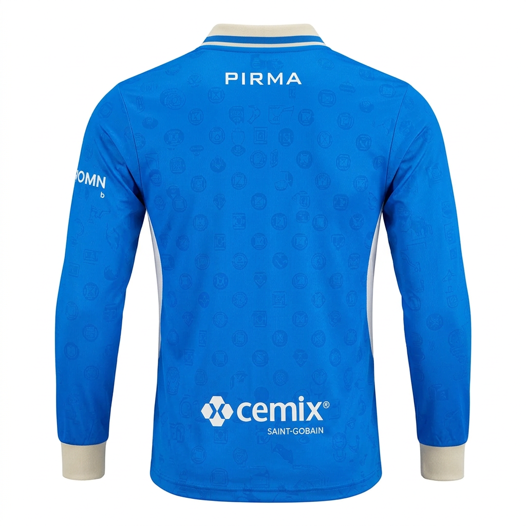 Cruz Azul 26/27 Royal Blue/White Trim Home Long Sleeve Jersey