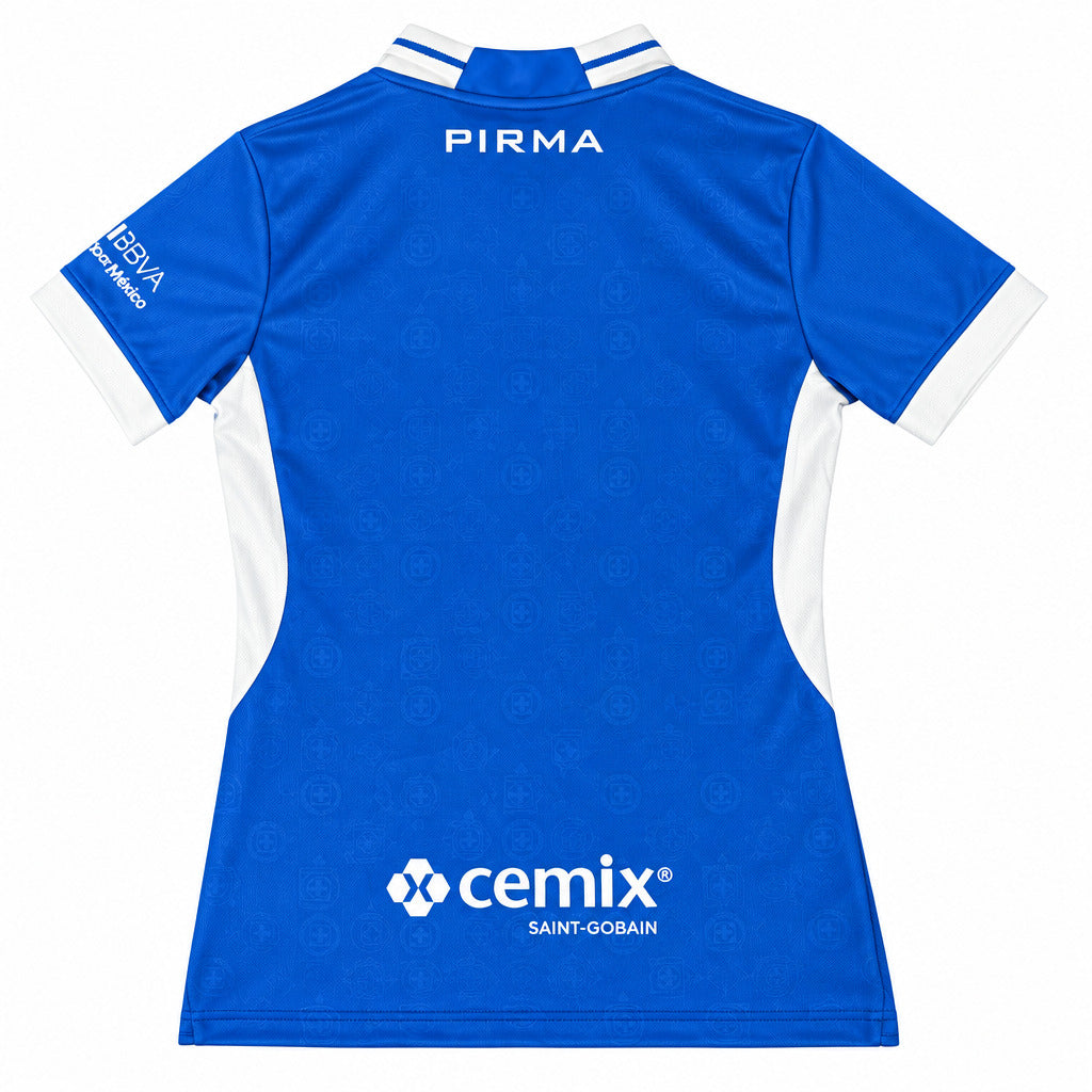 Cruz Azul 26/27 Royal Blue/White Trim Home Women Jersey