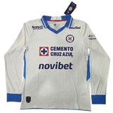 Cruz Azul 26/27 White/Royal Blue Away Long Sleeve Jersey