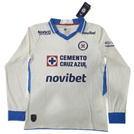Cruz Azul 26/27 White/Royal Blue Away Long Sleeve Jersey