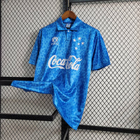 Cruzeiro 1993/94 Vintage Retro Blue Home Jersey